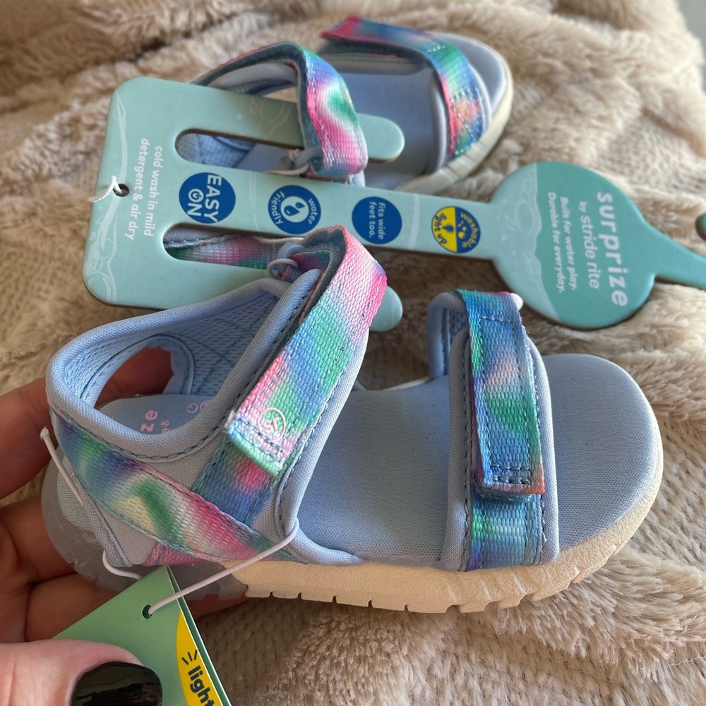 NWT Surprize by Stride rite - toddler size 7 & 11 light up sandals
